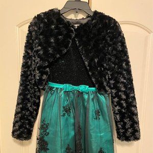 Beautiful holiday dress and jacket
